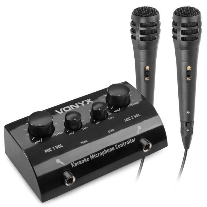 Kit de Karaokê - VONYX - Vonyx AV430B - Preto - Elétrico - Para Ambientes Internos
