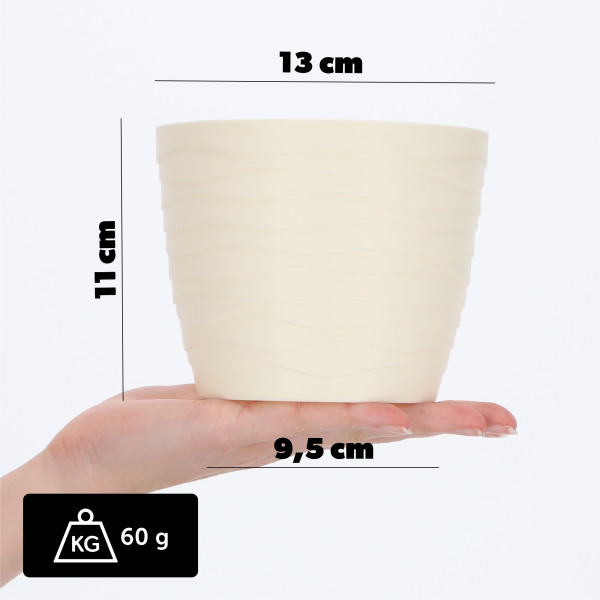 Doniczka Osłonka Donica Na Kwiaty 13cm Kolory