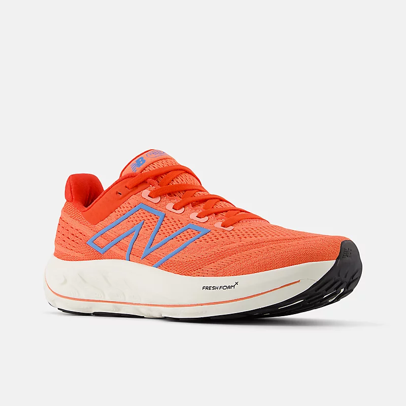 Fresh Foam X Vongo v6 pentru femei – Gulf Red cu Neo Flame și Coastal Blue