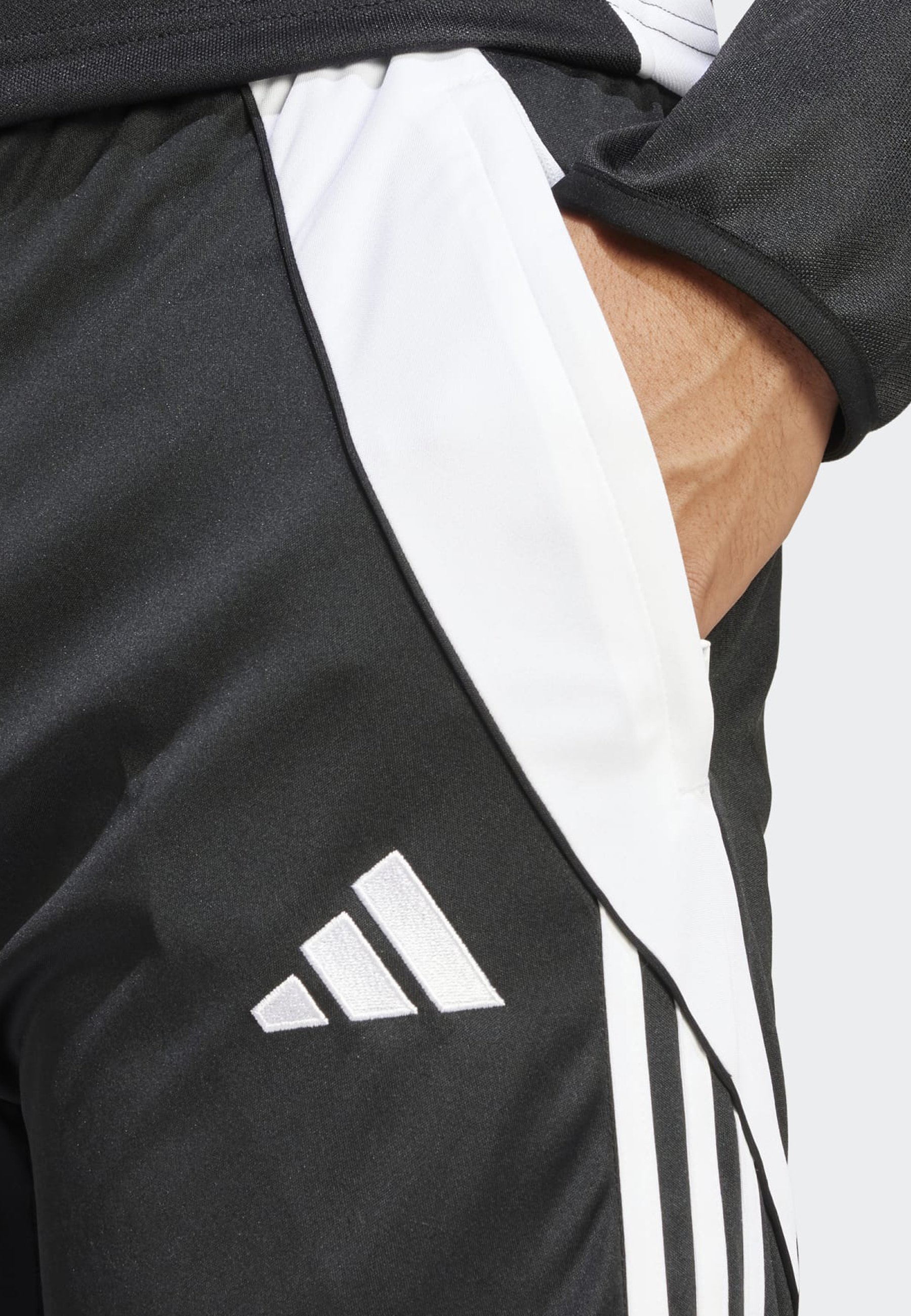 adidas Performance TIRO24 3/4 - 3/4 sportbroek - zwart/wit
