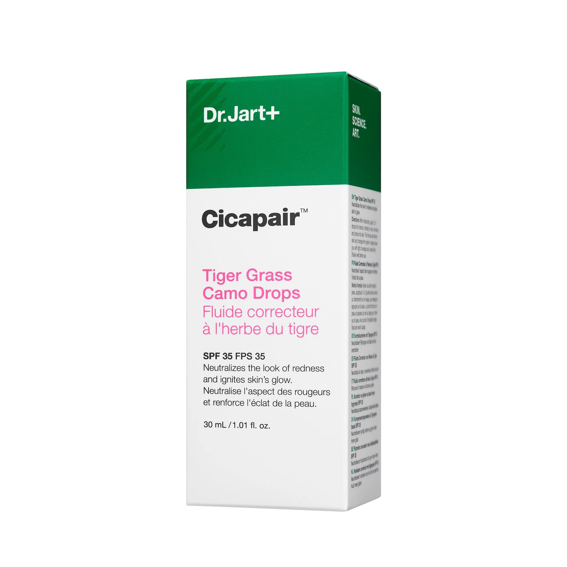 Cicapair Picături Camo cu Iarbă de Tigru 30 ml - Dr.Jart+