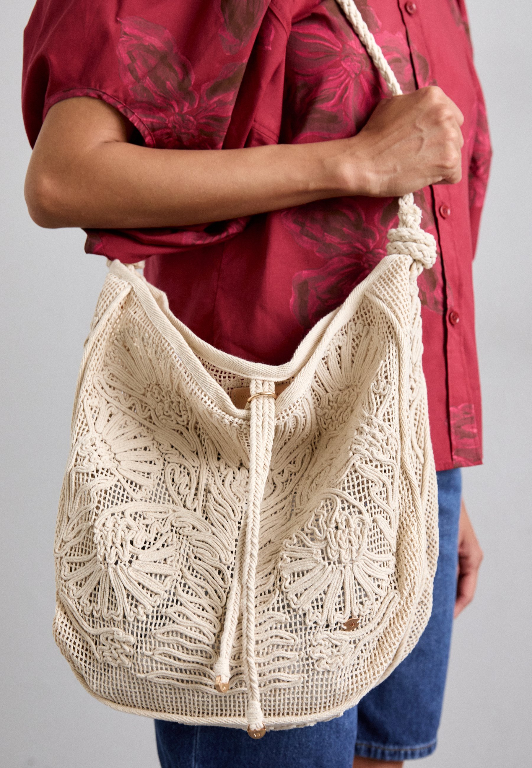 Vanessa Bruno SAC HOBO - Borsa a mano - ecru