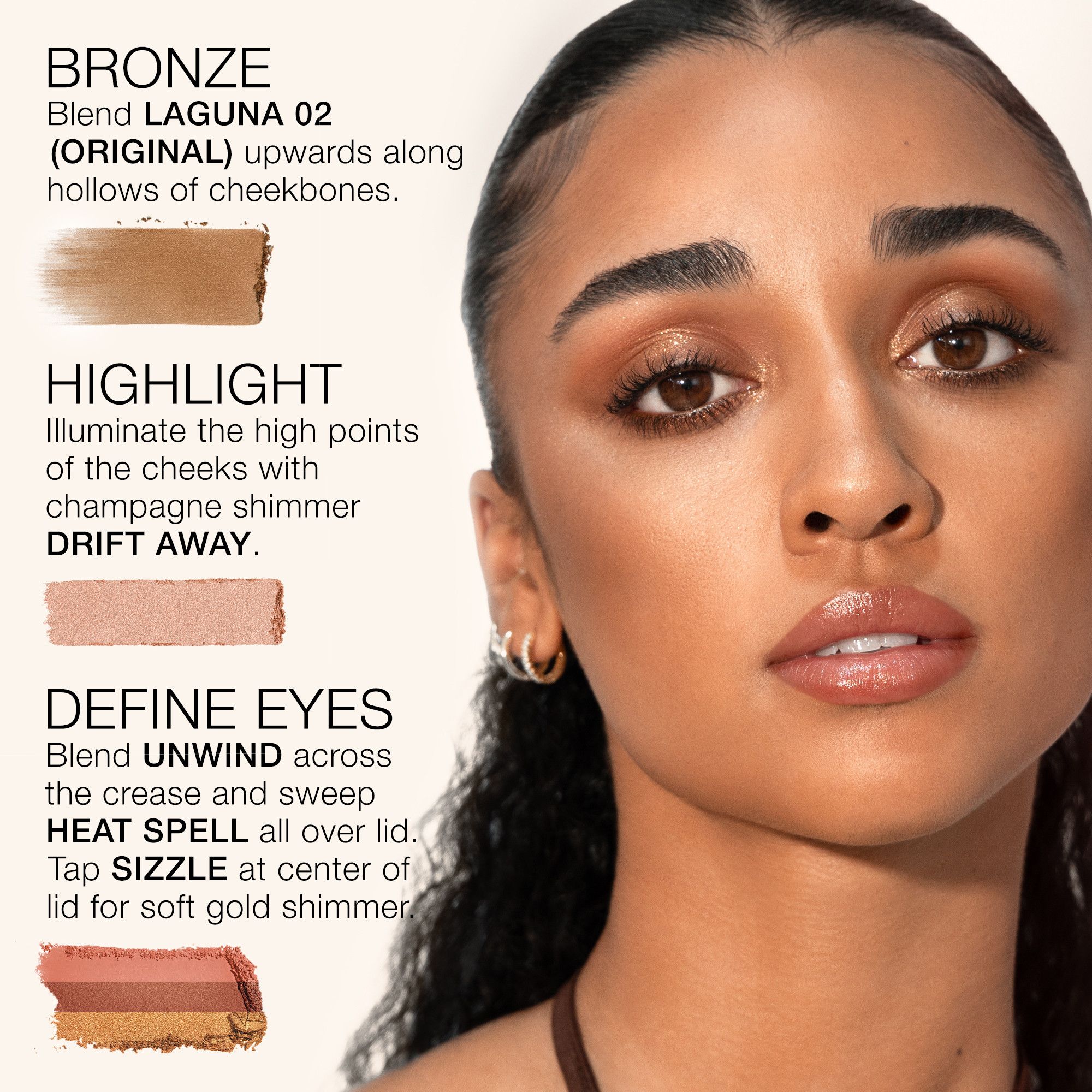Viliojanti vasaros kolekcija „Laguna Ultimate Face Palette“ „Iluminadores lujo“
