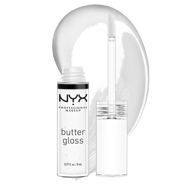 NYX Professional Makeup Butter Gloss lūpų blizgis 54 Clear 8ml