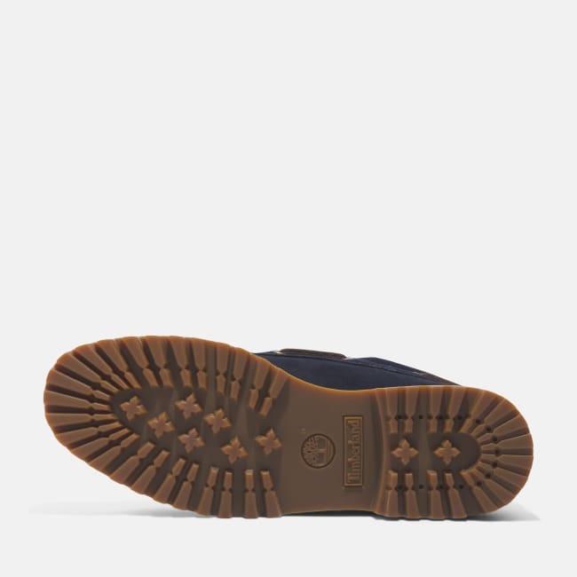 Scarpa da Barca Timberland® C.F. Stead™ Indigo                Suede Handsewn 3-Eye da Uomo in blu scuro