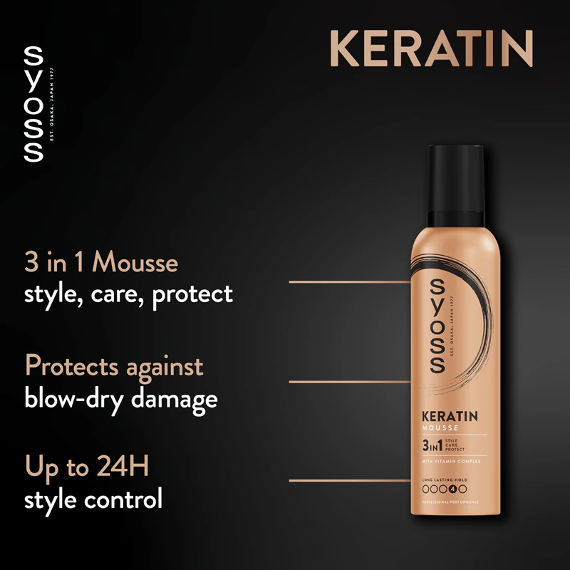 Vlasová pěna Syoss Keratin Mousse s keratinem