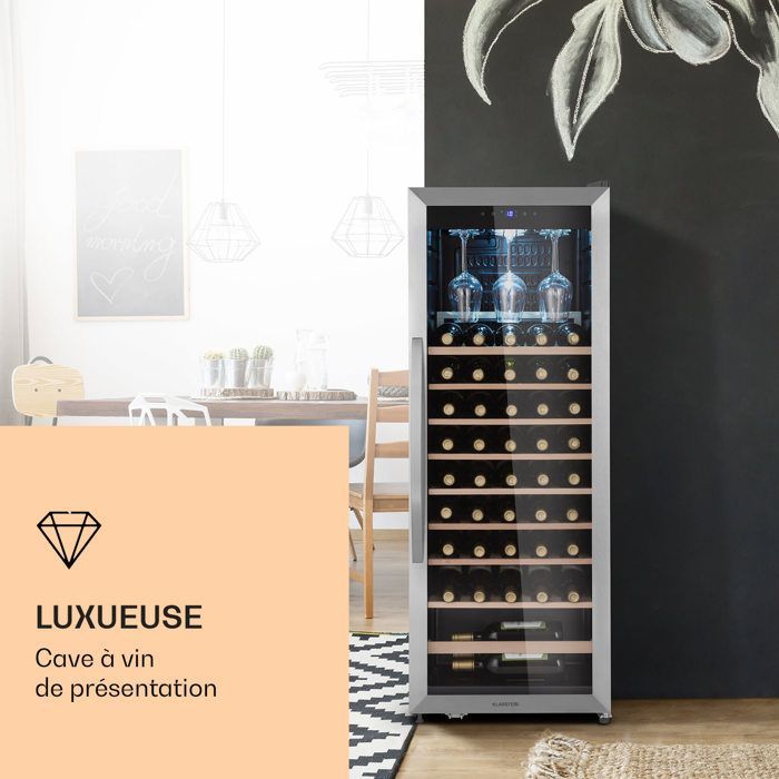 Wine Cellar - KLARSTEIN - Vinamour 46 Uno - 4-18°C - 46 Bottles - Touch Panel