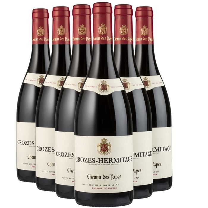 Chemin des Papes Crozes-Hermitage 2024 - Vin Rouge de la Vallée du Rhône (6x75cl)