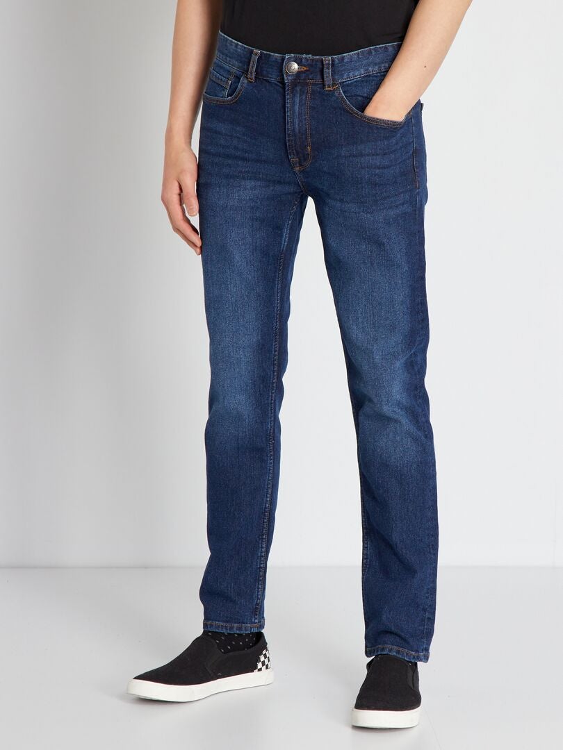 Pantalones vaqueros ajustados elásticos L34 - AZUL