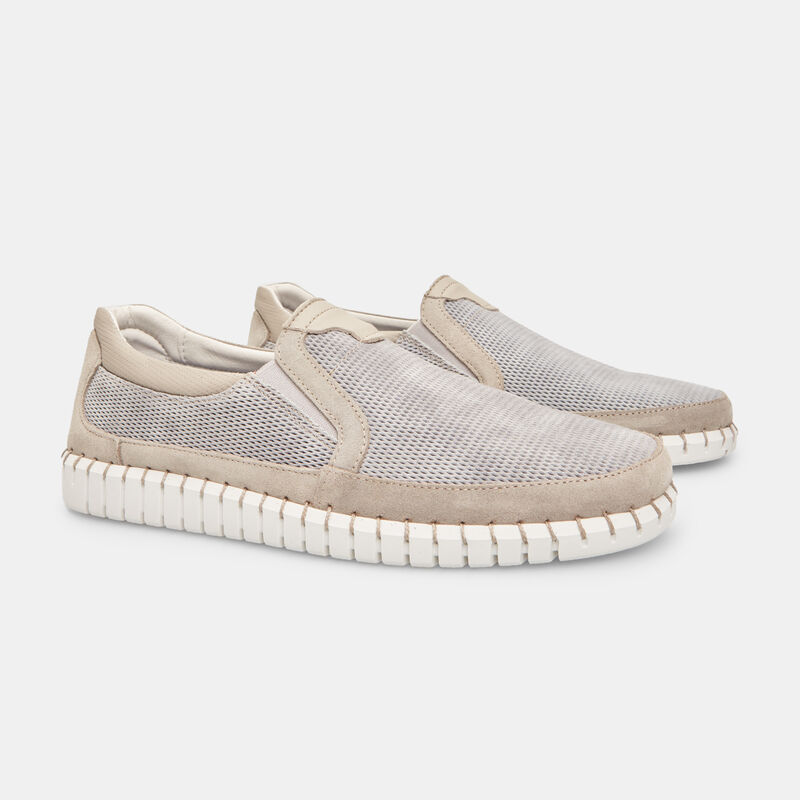 BATA Męskie półbuty zamszowe typu slip-on