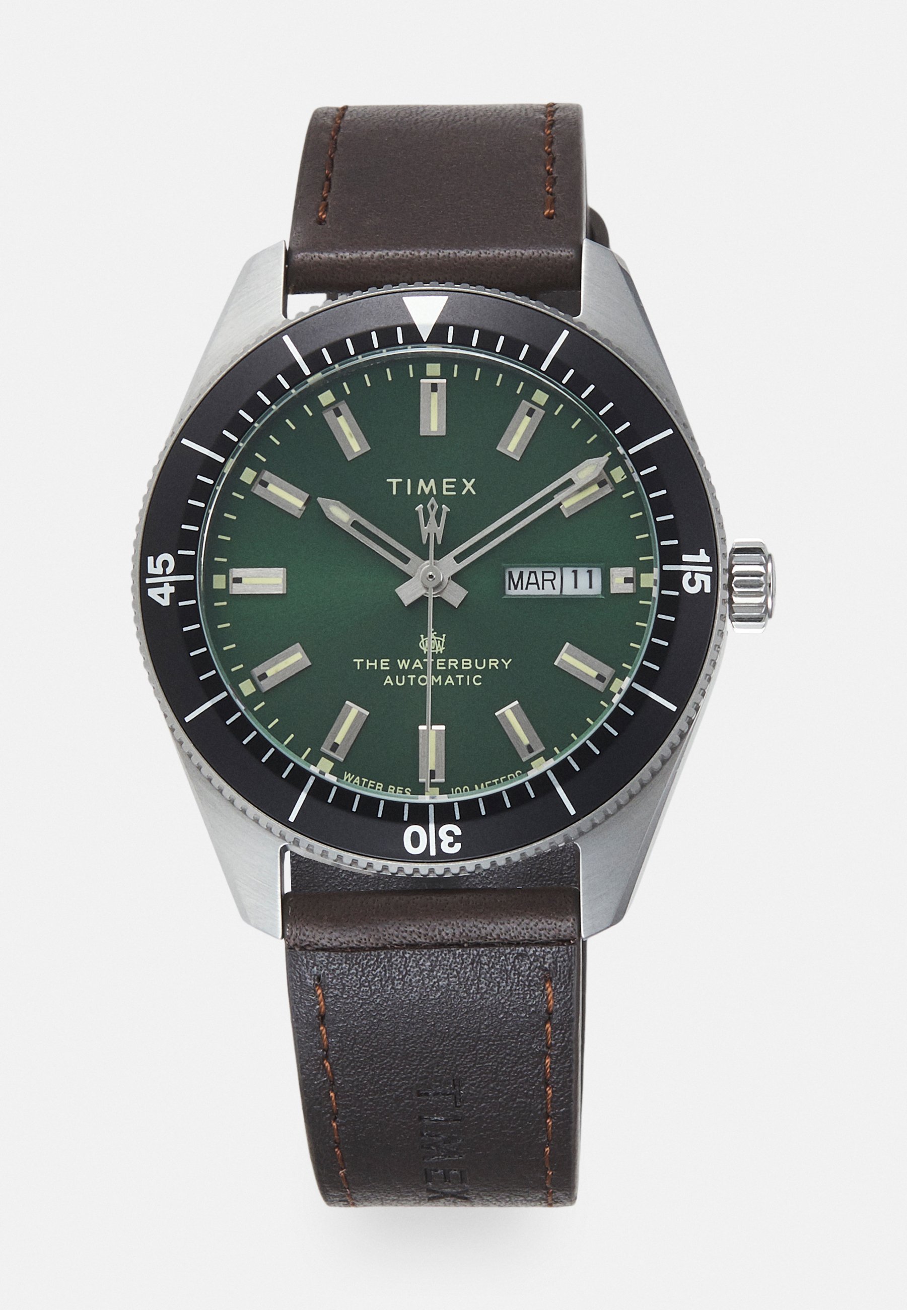 Orologio Timex WATERBURY DIVE AUTOMATIC - verde/marrone