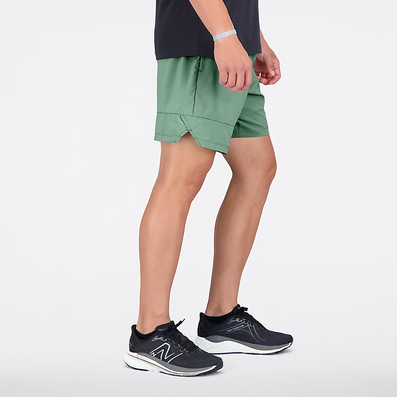 Tenacity Herren-Shorts, einfarbig gewebt, 7 Zoll – SAGE LEAF