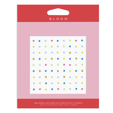 Bloom Beauty fargerike kropps- og ansiktsklistremerker 1 enhet 1 enhet