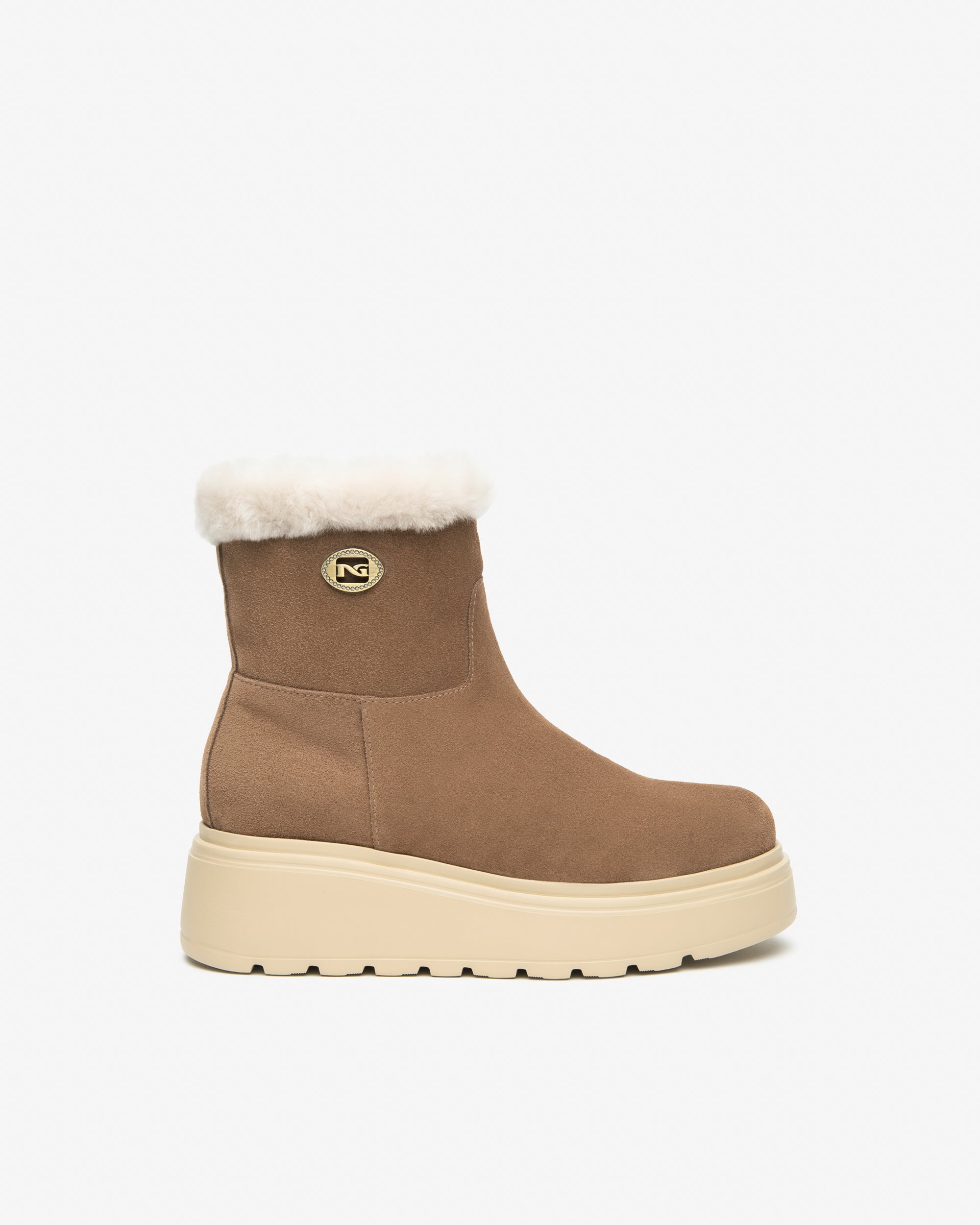  Damen-Wildlederstiefeletten