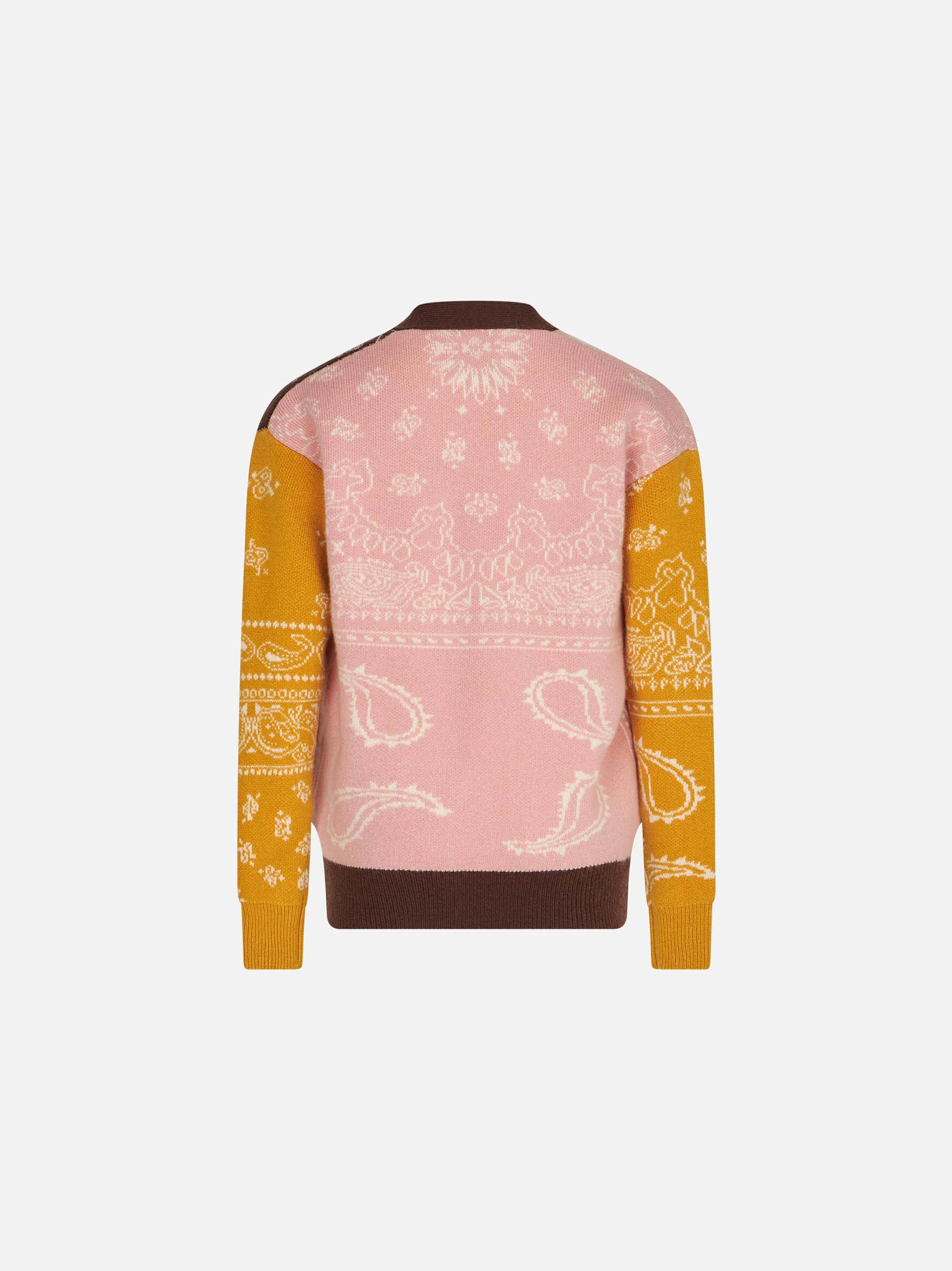Langer Kindercardigan mit Bandana-Print