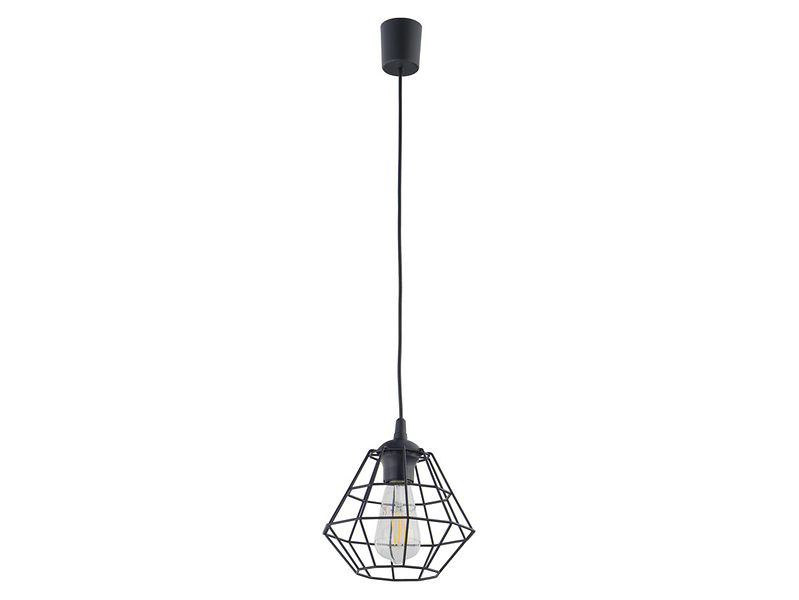 Lampa wisząca Diamond metalowa czarna