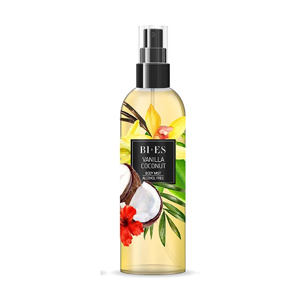 Spray de corp cu vanilie și nucă de cocos | 200 ml