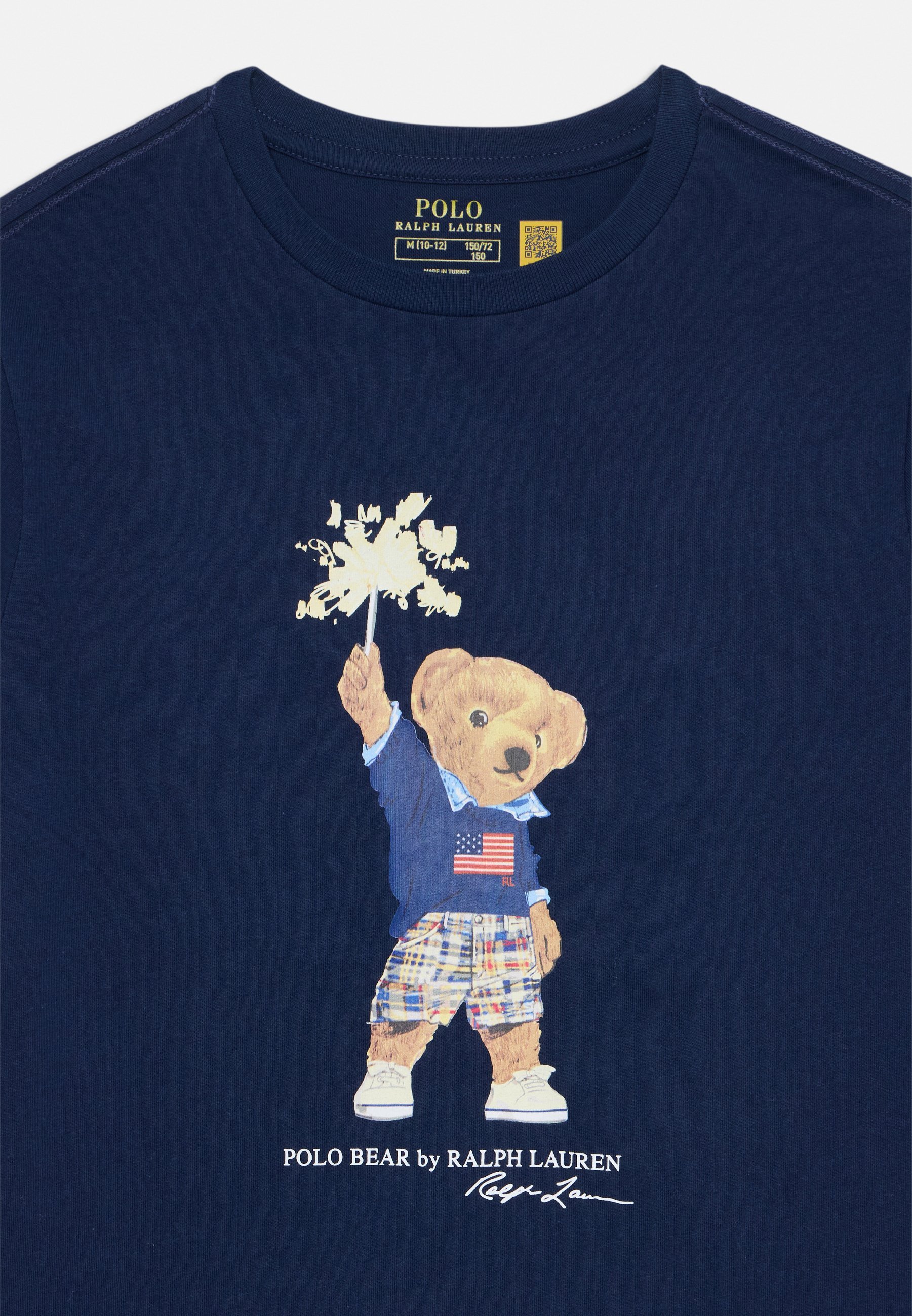 Polo Ralph Lauren Polo Bär Baumwoll-Jersey-T-Shirt – Bedrucktes T-Shirt – Marineblau