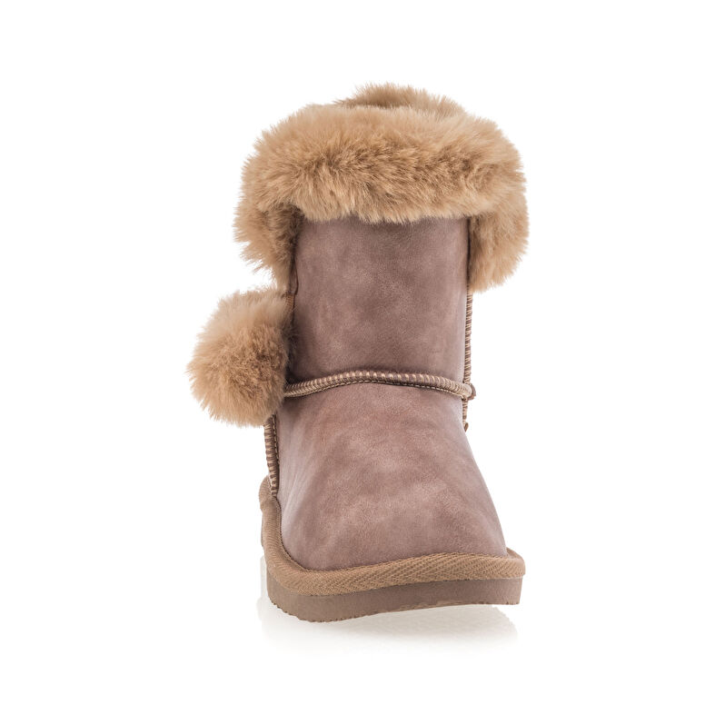 Braune Mädchenstiefel