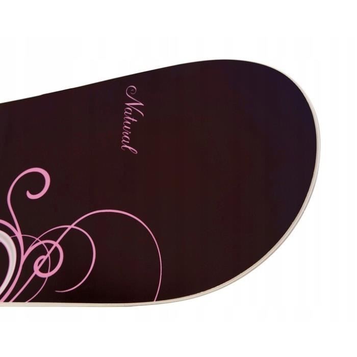 RAVEN Natural Snowboard - Volwassenen - Zachte, medium flex, full rocker - reverse camber - True twin