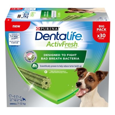Purina Dentalife ActivFresh daglige tannpleiesnacks for små hunderaser
