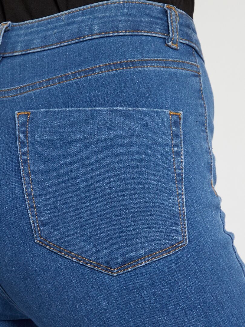 Pantalones vaqueros ajustados con efecto moldeador - AZUL