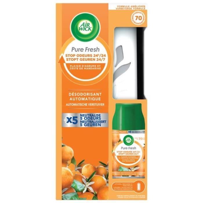 Pure Fresh Automatische Diffuser Citrus Pleasure en Mandarijnschil