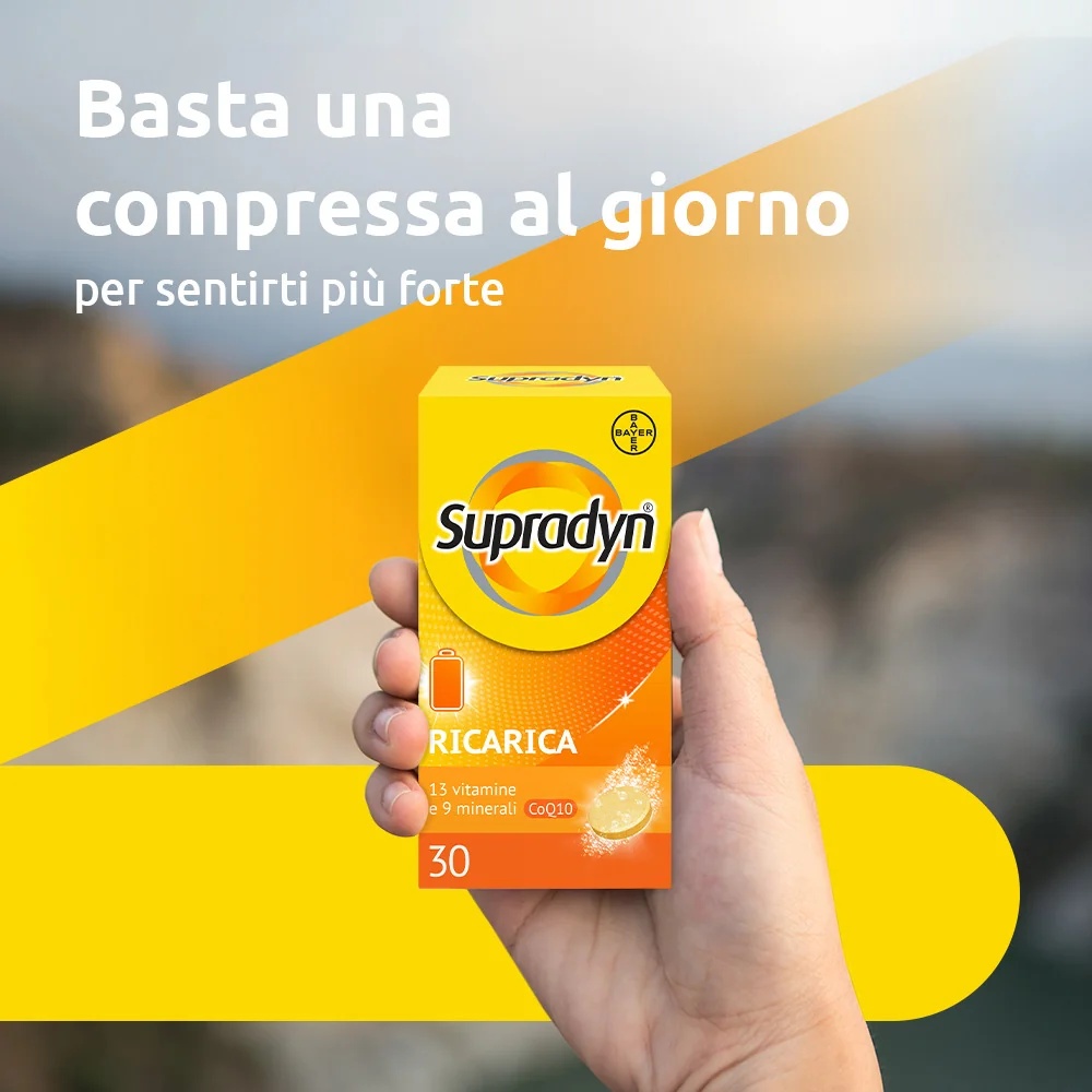 SUPRADYN Supradyn Recharge Complément alimentaire multivitaminé et minéral 30 comprimés