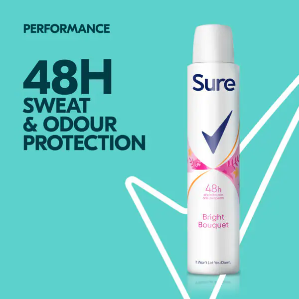 Sure izzadásgátló dezodor aeroszol Essential Bouquet 200ml