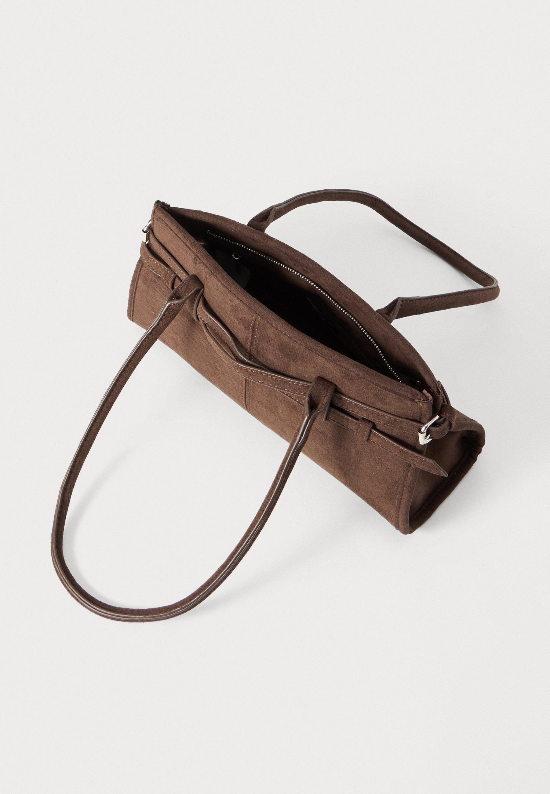Gina Tricot BUCKEL SHOULDER BAG - Handtasche - dunkelbraun