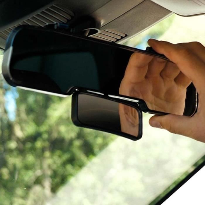 SHOP-STORY - RETROVISOR DOBLE: Retrovisor doble panorámico de gran angular con correas ajustables para la protección del punto ciego al conducir.