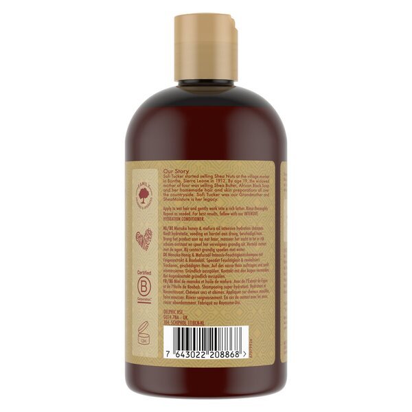 SheaMoisture Šampon za intenzivno hidratacijo z manuka medom in oljem mafure<br>384 ml