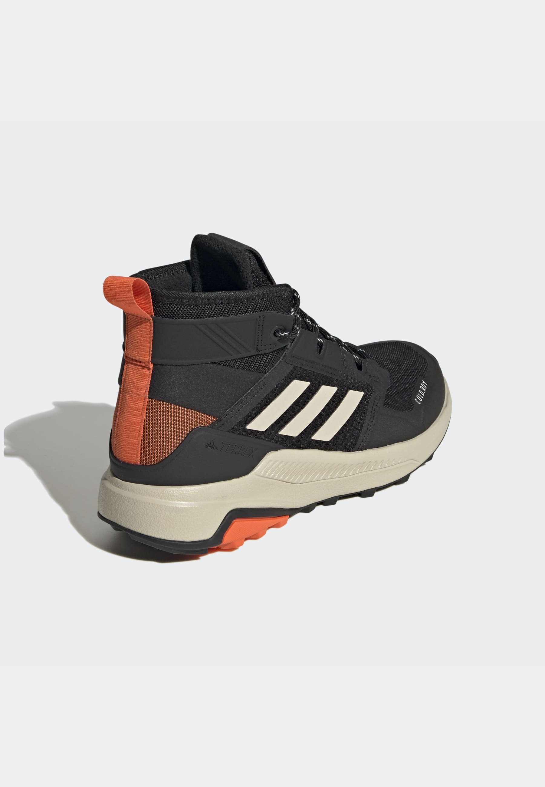 Adidas Terrex TERREX TRAILMAKER MID COLD.RDY – Wanderschuhe – Core Black/Beige/Semi Impact Orange