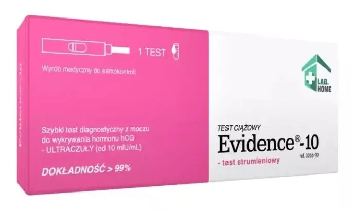 LabHome Evidence-10, Test ciążowy strumieniowy
