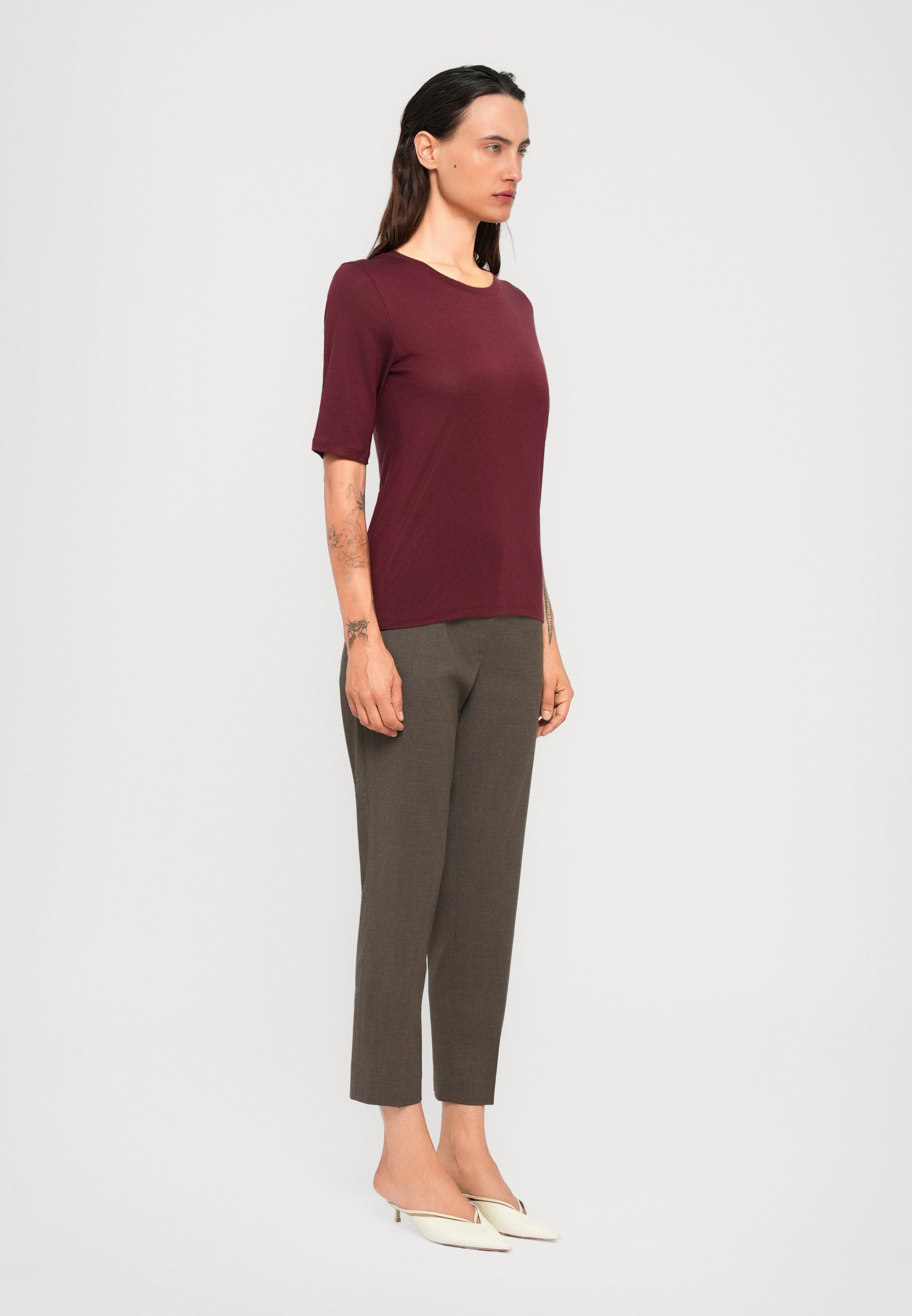 Filippa K ELENA TEE - T-shirt basic - bordeaux