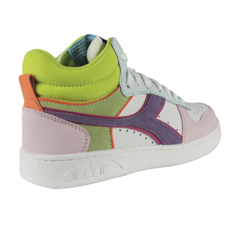  Tenisky Diadora Magic Basket Demi C9736 White/potpourri/blue Gras