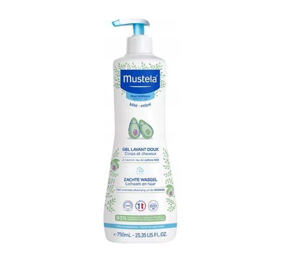 Mustela delikatny żel do mycia do skóry normalnej 750 ml