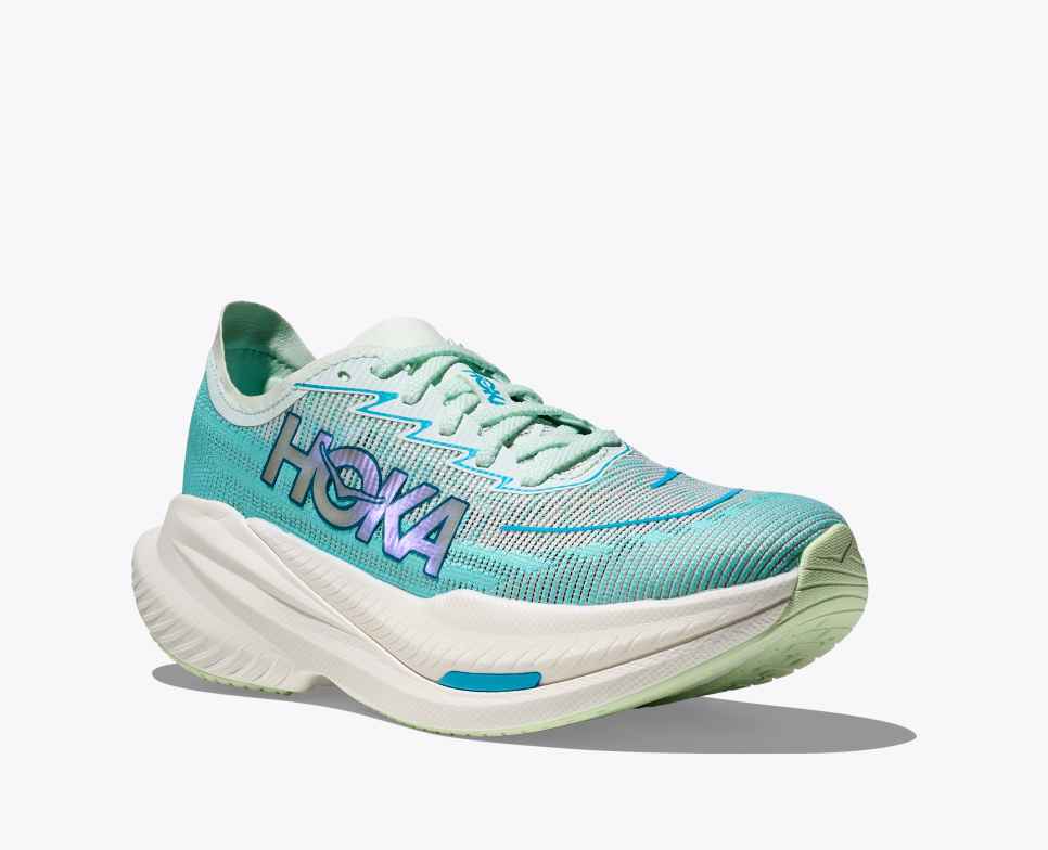 HOKA Mach X 2 Schneeschmelze / Blauer Funke