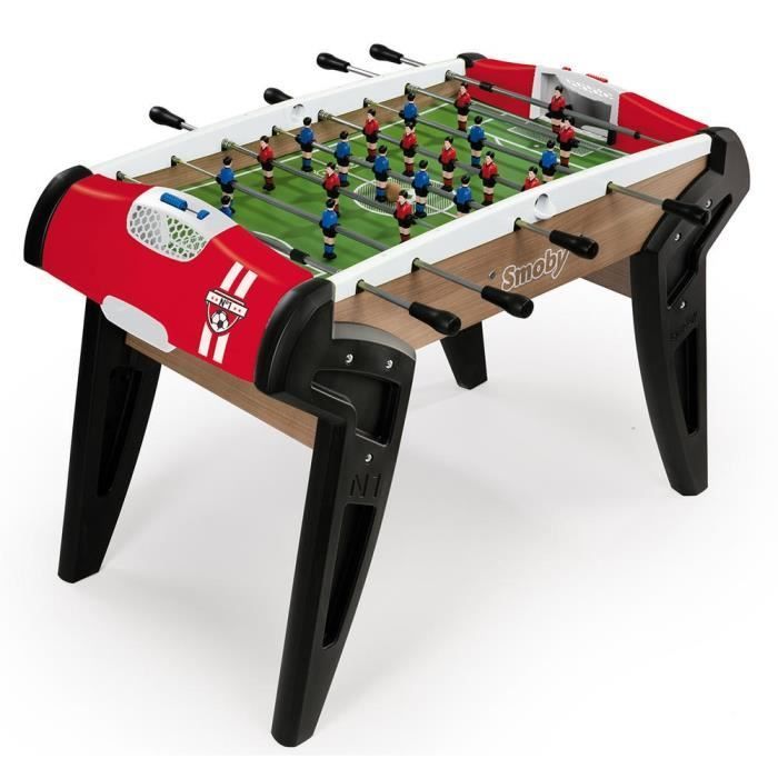 Smoby Foosball Table No. 1 Evolution - Ergonomic Handles - Score Counter - 2 Balls Included