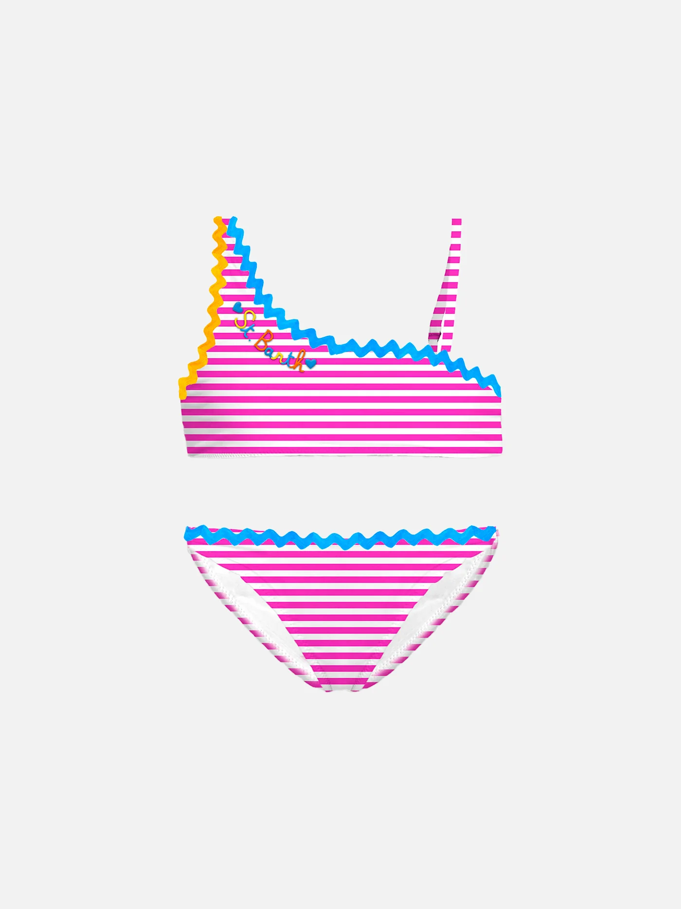 Bikini de un solo hombro para niñas