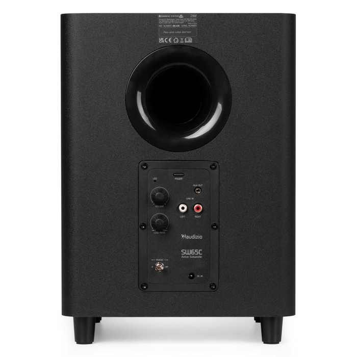 Audizio SW65C 130W Active Hi-Fi Subwoofer, 6.5