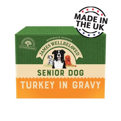James Wellbeloved Senior Pouches – Indyk z ryżem