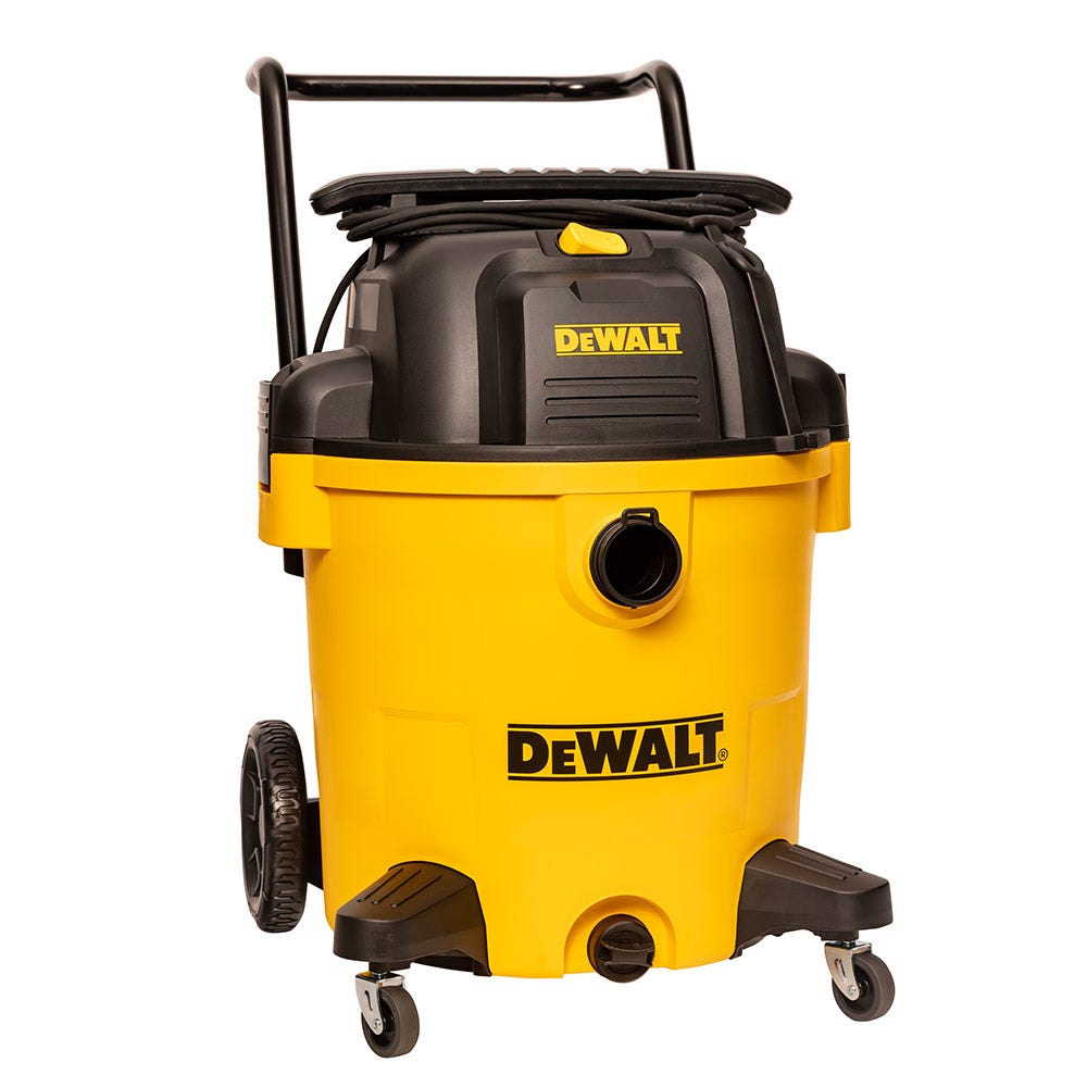 Aspirator umed și uscat DEWALT DXV61P cu carcasă din poliuretan de 61 de litri