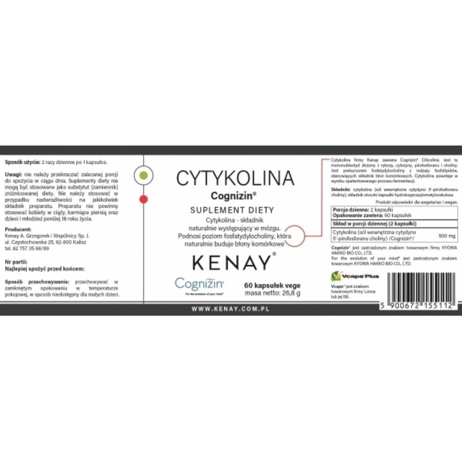 Kenay Citicoline Cognizin