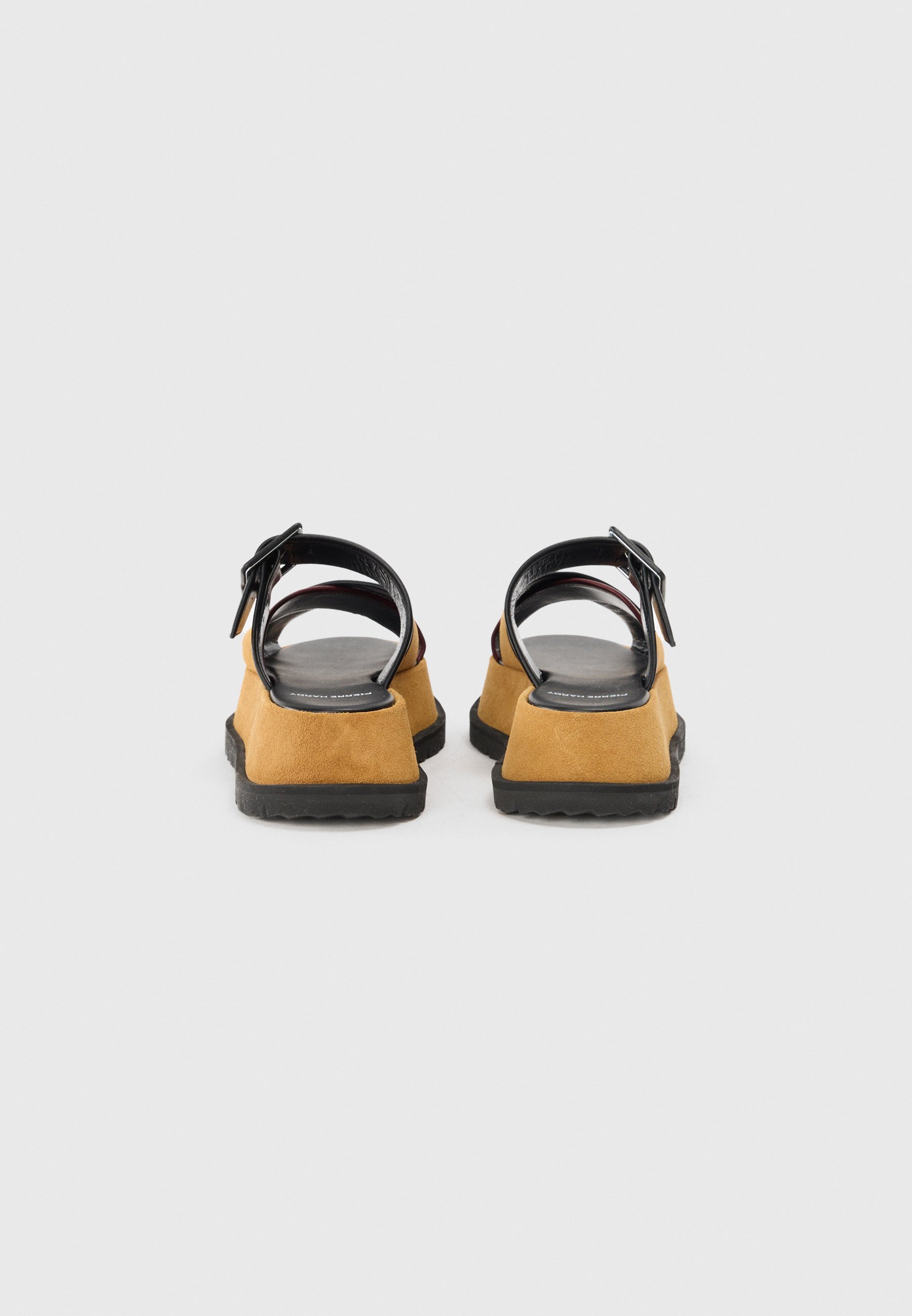 Pierre Hardy ALPHA - Mules - camel/bordeaux/noir