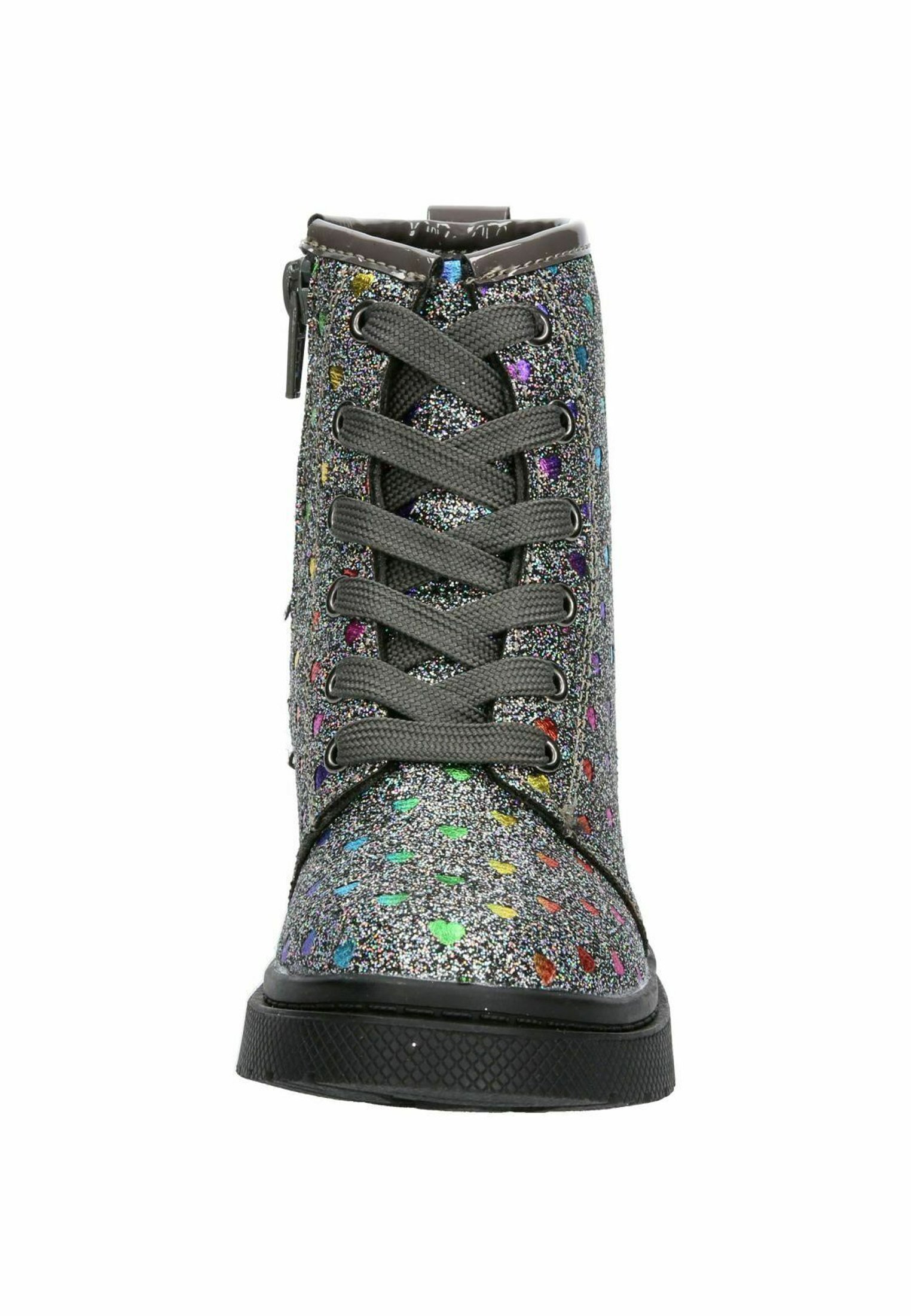 LICO Schnürstiefeletten - silber bunt