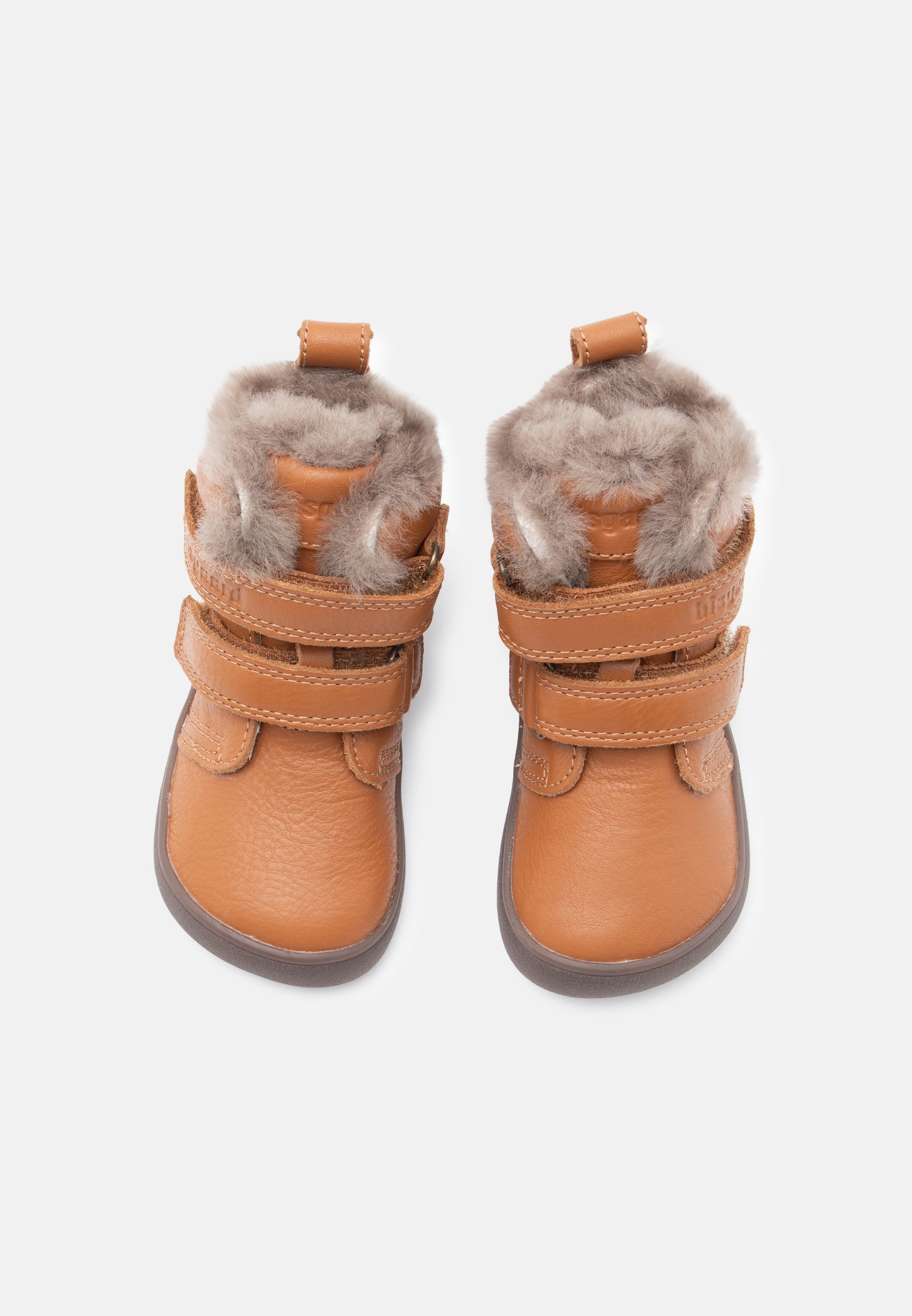 Bisgaard BAREFOOT EMIL UNISEX - Klassieke enkellaarsjes - cognac