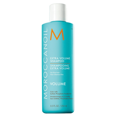 Moroccanoil Extra Volume Shampoo, Elvyttävä Shampoo Hienoille Hiuksille, 250 ml