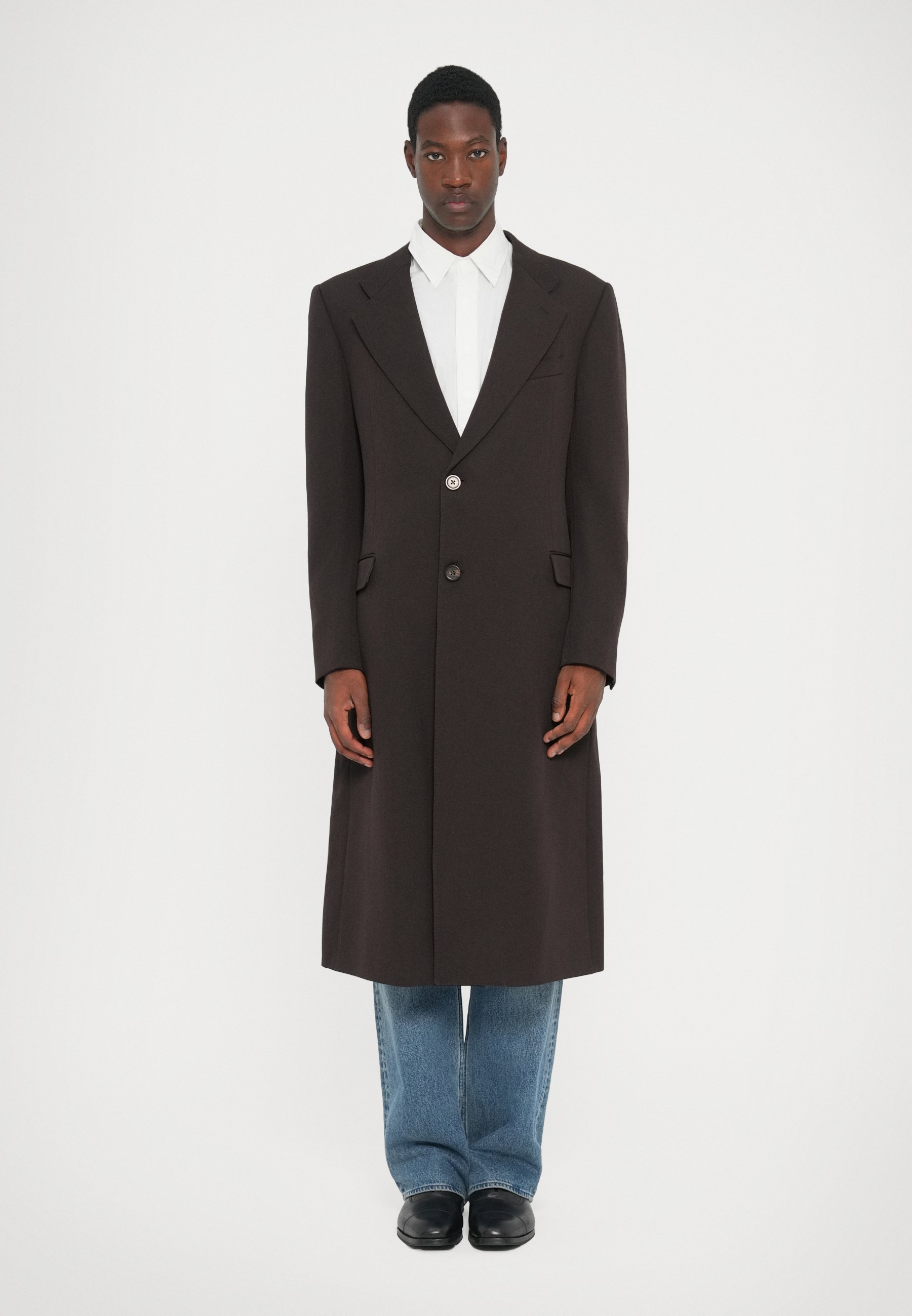 Emporio Armani Klassisk kåpe - meteoritt