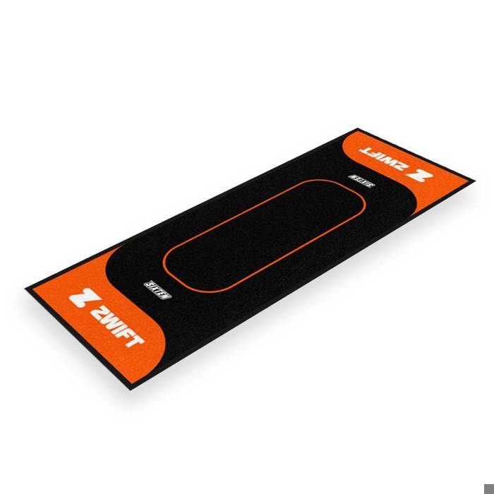 Tapis Vélo Home Trainer Zwift 65x180 SIXTEN - Tapis pour Home Trainer Antivibrations et Antibruit